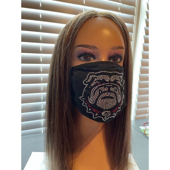 University of Georgia Bulldogs Bling Face Mask - Picture 7 of 10
